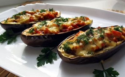 Просто, а вкус — вау: баклажаны с сырной начинкой в мультиварке