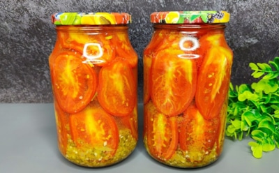 Готовлю такие армянчики из томатов на зиму — гости съедают банку за один присест