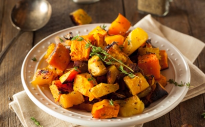 Осенний дуэт на сковороде: картошка с тыквой превращаются в золотое лакомство