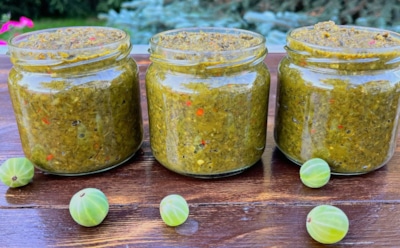 Ткемали варю не из алычи — из крыжовника: без этого соуса мясо семья уже не ест