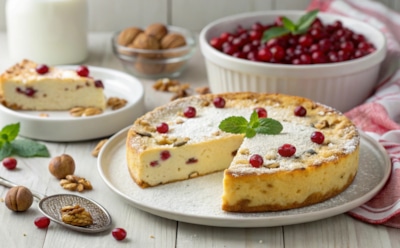 Когда хочется уюта — готовлю запеканку: это угощение с клюквой и апельсином сразу дарит настроение праздника