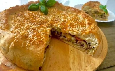 Баклажановая магия за полчаса: простой пирог с рисом превращается в уютный вечерний ужин без суеты