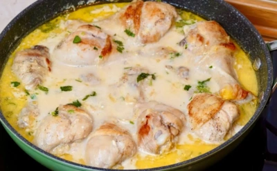 Куриные голени по этому рецепту получаются особенно сочными