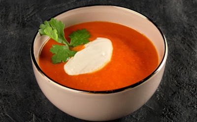 Этот суп зимой готовлю чаще борща: густой и насыщенный суп-пюре из запеченных овощей