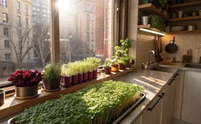 Огород на подоконнике круглый год: что можно вырастить прямо на домашнем окне