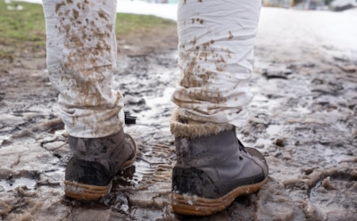 Так брызги и грязь не прилипнут к брюкам: всего 3–4 пшика — и слякоть вам не страшна