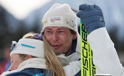 Рыдания на Олимпиаде: биатлонист Стурла Легрейд сознался в измене после завоевания медали