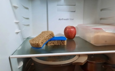 Слизь на продуктах и запах в холодильнике: как решить проблему при помощи новой губки для посуды
