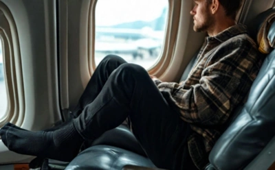 Не надевайте в самолет черные носки: вот почему бортпроводники их не советуют — 3 причины