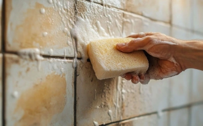 Если плитка в ванной выглядит старой: эти 2 средства из кухни очищают налет и возвращают блеск