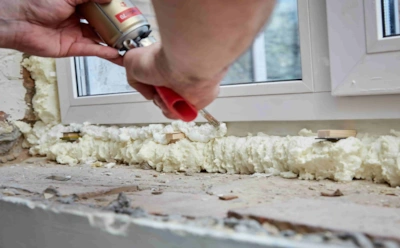 Так щели вернутся через год: почему монтажная пена разрушается и как ее закрыть правильно