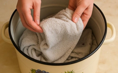 Кухонные полотенца пропитались жиром намертво: поможет средство, о котором редко вспоминают