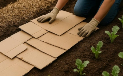 Выглядит странно — работает на ура: как обычные газеты спасают томаты от коварной болезни