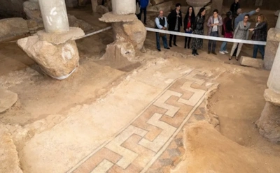 Римская роскошь под слоем штукатурки: в испанской Картахене нашли фрески с краской дороже золота