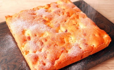 Этот рецепт ломает стереотипы: постный яблочный пирог — сочный, насыщенный, без яиц и молока