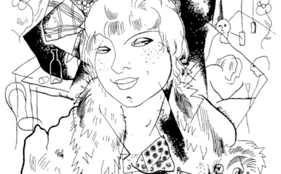 Портрет Катьки (Иллюстрация Юрия Анненкова)