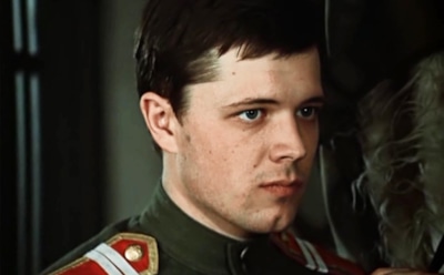 Андрей Ростоцкий в образе Николая Турбина в фильме «Дни Турбиных»