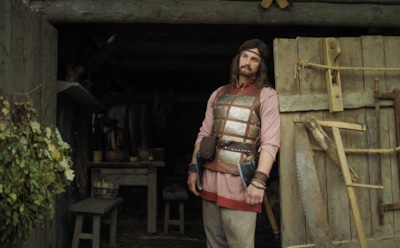 Дмитрий Петрухин в образе богатыря Агафон в сериале «Витязи»