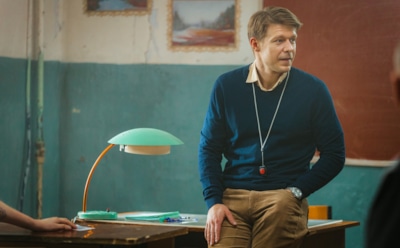 Никита Ефремов в образе Андрея в сериале «Крутая перемена»