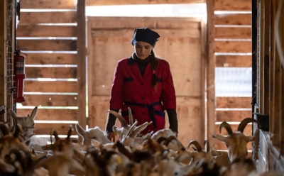 Анастасия Резник в образе Аси в сериале «На работу!»