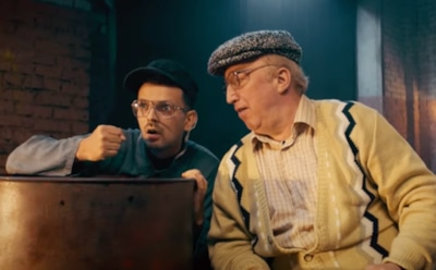 Гундос (Сергей Беляев) и Сема Червонец (Сергей Степин)