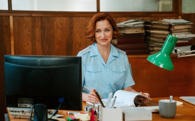 Екатерина Стулова в образе Натальи в сериале «Инспектор Гаврилов»