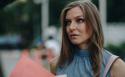 Татьяна Чердынцева в образе Ольги в сериале «Такси под прикрытием»