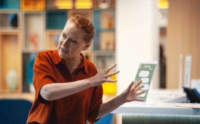 Наталья Рогожкина в образе Татьяны в сериале «Точка ноль»