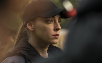 Елизавета Нилова в образе Старостиной в сериале «Военная полиция»