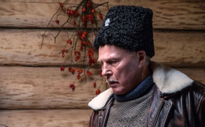 Владимир Гостюхин в образе Лазарева в сериале «Казаки»