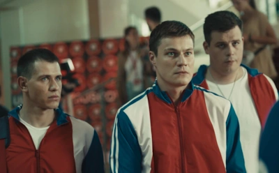 Туча (Егор Овчинников), Юрок (Олег Гаас), Ящер (Александр Левин) в сериале «Телохранители»