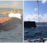 В Чёрном море сухогруз раскололся пополам