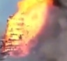 На видео сняли, как горит самая большая буддийская пагода