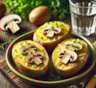 На картошечке грибок — раскрывай скорей роток: рецепт вкусных «лодочек» из картофеля с лесными грибами и сыром — необычно и аппетитно