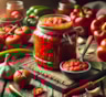 Вкусная аджика с томатами: насыщенный кавказский соус с яблоками и чили — идеальное дополнение к мясу, птице и морепродуктам