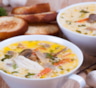 Сырный суп с курицей и грибами: насыщенный сливочный вкус — идеальное блюдо для обеда или ужина