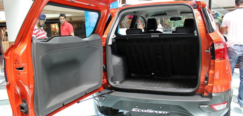 Ford ecosport размер багажника