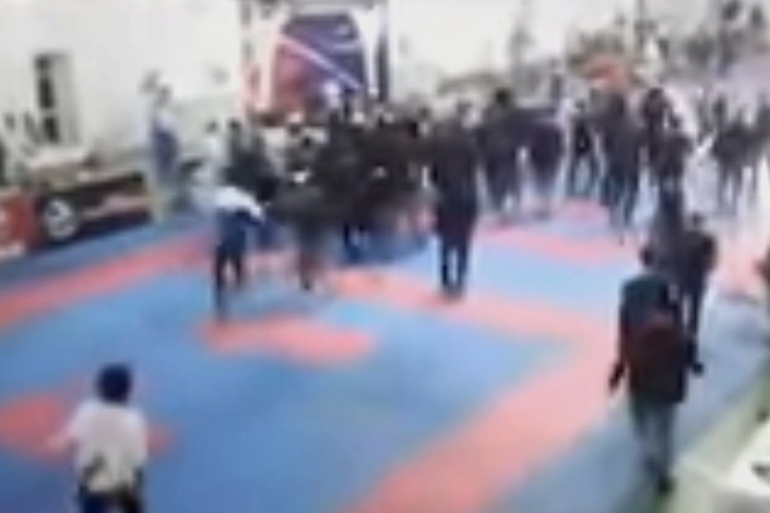 На Кубке Узбекистана каратисты и судьи устроили массовую драку