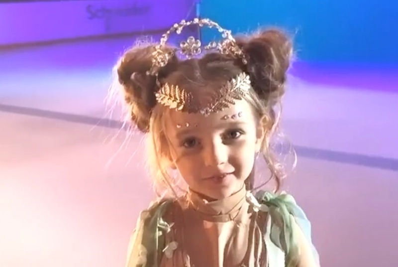 Навка переживает, что 5-летняя дочь не выдержит участия в ледовом шоу