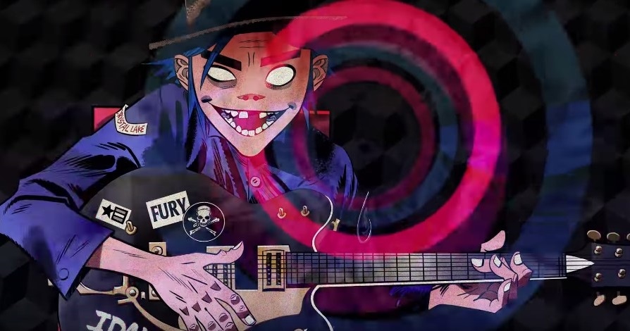 Gorillaz o green world. Gorillaz Rockit. Сатанинскаярокгруппагарилас. Gorillaz документальный фильм на русском. Гориллаз документальный фильм смотреть.