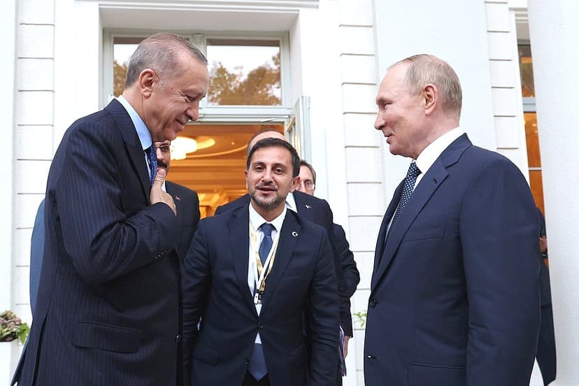 Путин встретился с Эрдоганом в Сочи