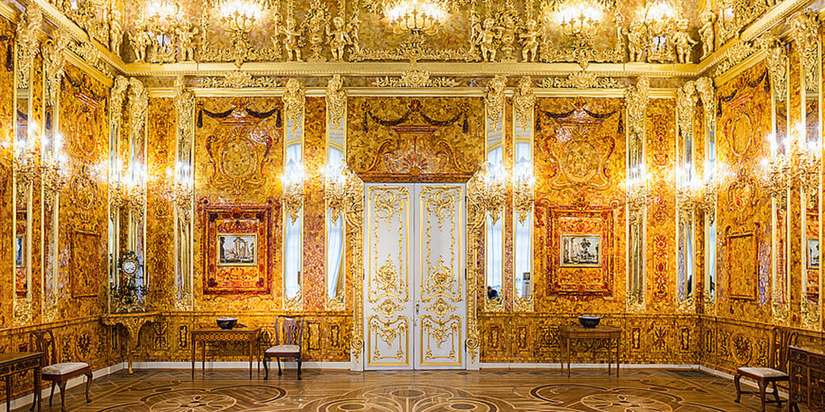 Екатерининский дворец в санкт петербурге янтарная комната фото
