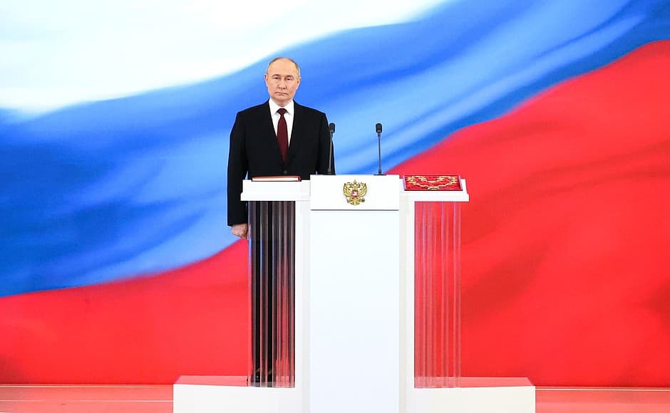 В Кремле состоялась пятая инаугурация Путина