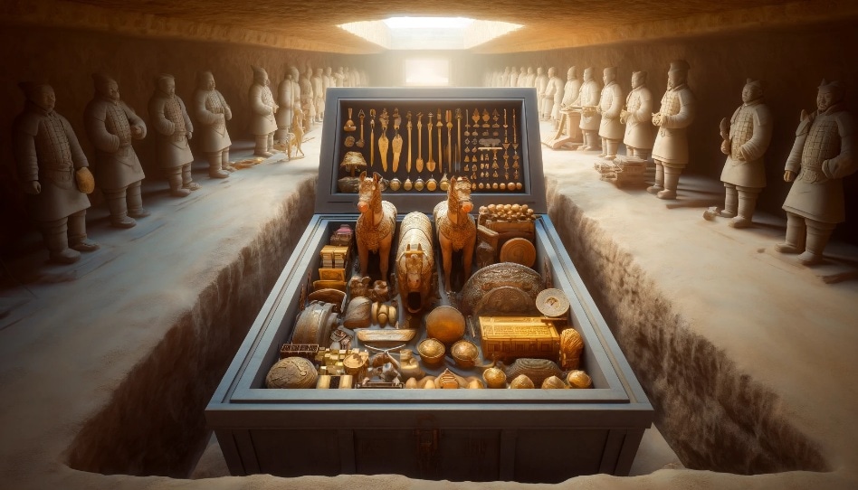 В гробнице сына первого императора Китая нашли 16 тонн сокровищ