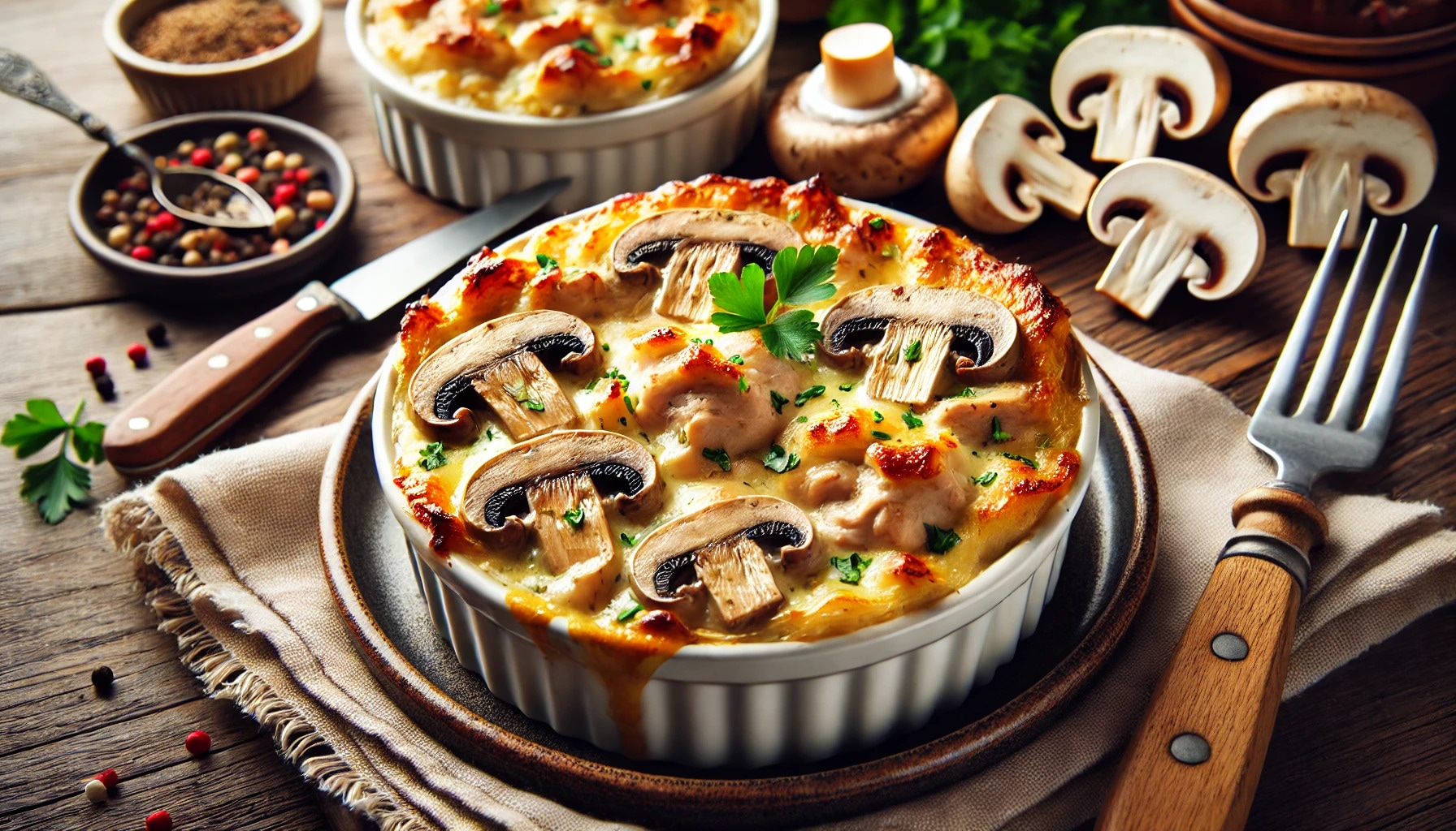 Под ликом истинного француза: жульен с грибами и курицей по оригинальному простому рецепту — праздничное блюдо для любого стола