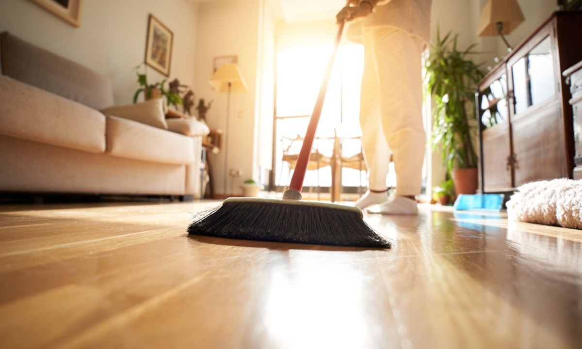 Полы теперь не мою целыми неделями: всего 3 компонента  и белые носки всегда чистые