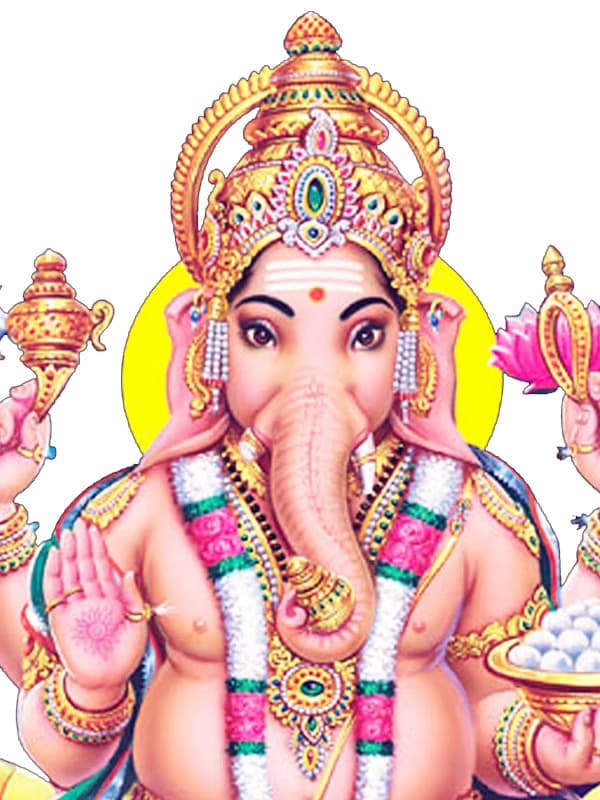 Ганеша с головой слона - бог богатства, удачи и мудрости