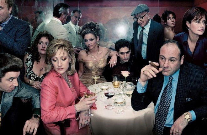 The Sopranos geniş oyuncu kadrosu