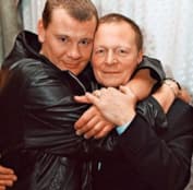 Владислав Галкин и его отчим Борис Галкин