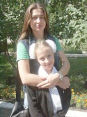 Мария Ситтель с дочкой